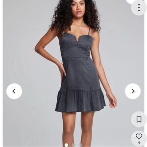 NWT Saltwater Luxe Denim Mini Dress